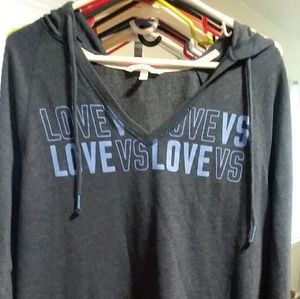 Victoria Secret v-neck hoodie